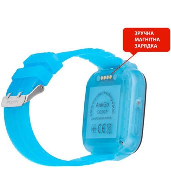 Смарт-годинник для дітей AmiGo GO007 FLEXI GPS Blue 
