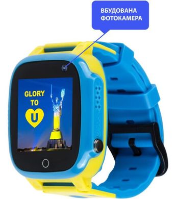 Смарт-годинник для дітей AmiGo GO008 GLORY GPS WIFI Blue-Yellow