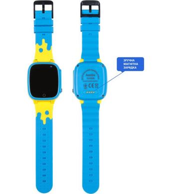 Смарт-часы для детей AmiGo GO008 GLORY GPS WIFI Blue-Yellow