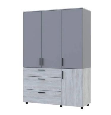 Шафа для одягу Doros Торн Сосна Натті/Сірий 3(DRS-012040)