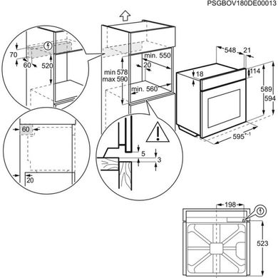 Духовой шкаф Electrolux KOCBP39WX