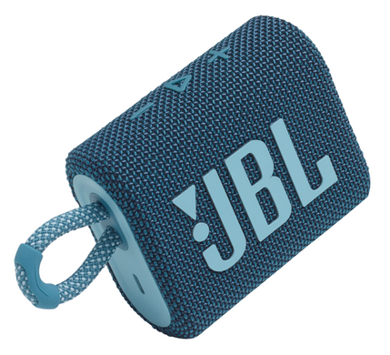 Портативная акустика JBL Go 3 Blue (JBLgO3BLU)