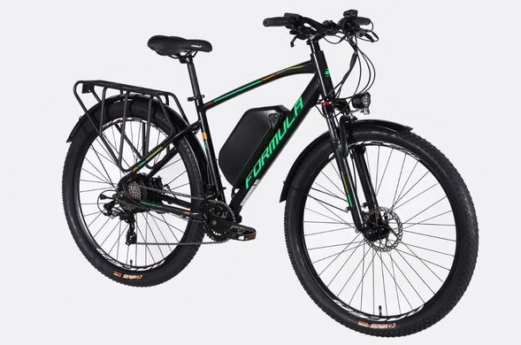 Велосипед з електроприводом 29" AL Formula eCURSOR MAN DD CS рама-19" 48B 17.5А*г 500Вт чорно-зелений 2026