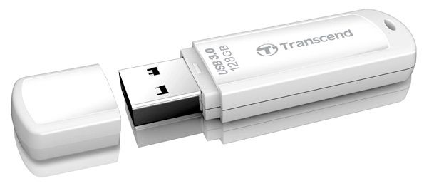 флеш-драйв Transcend JetFlash 730 128 GB USB 3.0 Белый