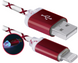 Кабель Defender ACH03-03LT USB(AM)-Lightning RedLED Backlight 1m фото 2