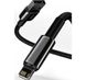 Кабель USB WUW X01 lightning 1m 2A black фото 1