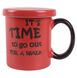 Чашка Limited Edition TIME корал./ 310 мл /p кришк. в подар.упак. (HTK-050) фото 1