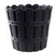 Горщик для квітів VIOLET HOUSE 1048 BAMBOO DARK GREY д/квітів із дренажем 7 л