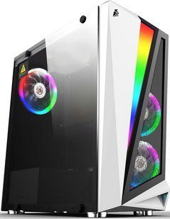 Корпус 1Stplayer R5-3R1-WH Color LED White без БП