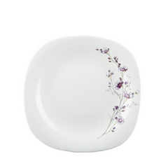 Тарелка десертная Фиолетовая ветка Square, 215 мм