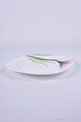 Тарелка десертная Vittora Хрупкая лилия Square, 215 мм