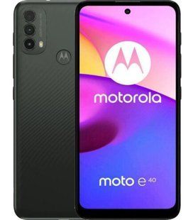 Смартфон Motorola E40 4/64GB Carbon Gray (PAVK0005UA)
