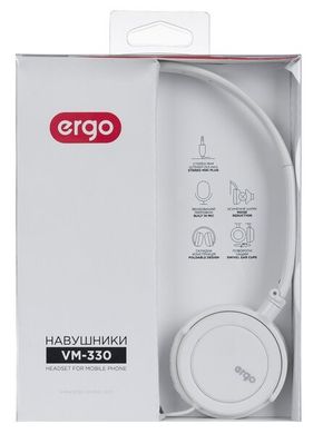 Навушники Ergo VM-330 White