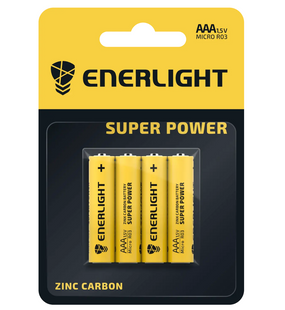 Батарейка ENERLIGHT Super Power AAA BLI 4