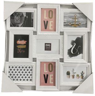 Рамка Evg INNO ZB-9-5353 WHITE COLLAGE 9