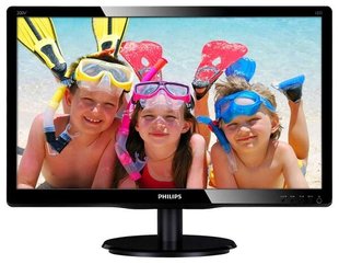 Монiтор TFT Philips 19.53" 200V4QSBR/00 16:9 MVA FullHD DVI Black