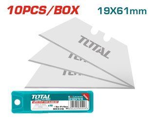 Лезвие TOTAL THT519001 лезвия для ножей трапеция 61х19мм, 10шт