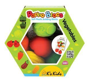 Игрушечный набор Ks Kids Овощи (блоки)