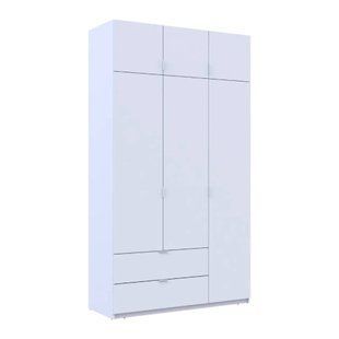 Шафа для одягу Doros Лукас Білий 3ДСП 135х50х240 DRS-011652 (80737800)