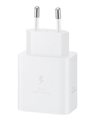 Сетевая зарядка SAMSUNG 45W Compact Power Adapter (w C to C Cable) EP-T4511XWEGEU / Белый