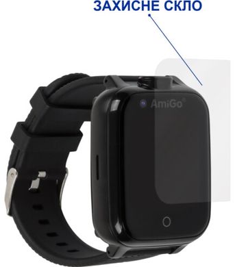 Дитячий смарт-годинник з відеодзвінком AmiGo GO006 GPS 4G WIFI VIDEOCALL Black