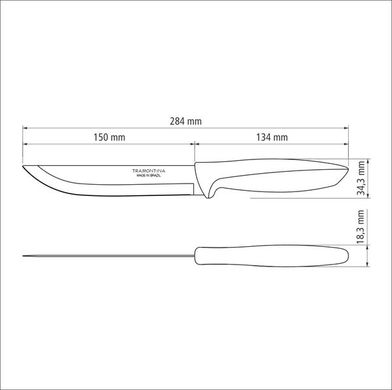 Набор ножей для мяса Tramontina Plenus light grey, 152 мм – 12 шт.