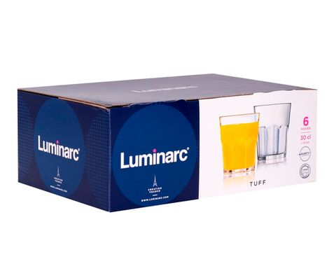 Склянка Luminarc TUFF /НАБІР/ 6X300 мл низк. (Q2244)