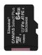 Карта памяти Kingston 64GB microSDXC Canvas Select Plus 100R A1 C10 + SD фото 2