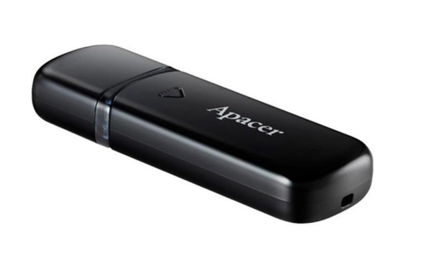 Флеш-накопичувач USB3.2 128GB ApAcer AH355 Black (AP128GAH355B-1)