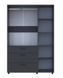 Шафа для одягу Doros Торн Антрацит 3 ДСП/3Ш (штанга) 135х51.6х200 (DRS-012085) фото 6
