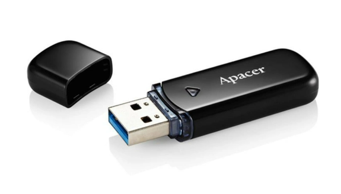 Флеш-накопитель USB3.2 128GB ApAcer AH355 Black (AP128GAH355B-1)