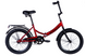 Велосипед сталь 20" SPACE COMET (050) гальмівна рама-14" червоний з багажником задн St з крылом St 2024 фото 1