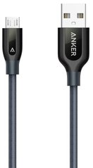 кабель ANKER Powerline+ Micro USB - 0.9м V3 (Сірий)