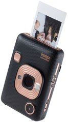 Фотокамера Fuji Instax Mini LIPLAY ELEGANT BLACK EX D Чорний