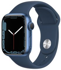 Смарт часы Apple Watch S7 GPS 41 Blue Alum Case Abyss Blue Sp/B