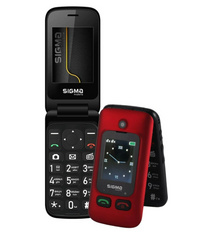 Мобильный телефон Sigma mobile Comfort 50 Shell DUO Type-C Red-Black