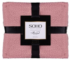 Плед флісовий Soho 200x230 см, Pattern Light Pink