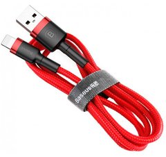 Кабель Baseus USB to Lightning 2.4A 1m (CALKLF-B09) червоний