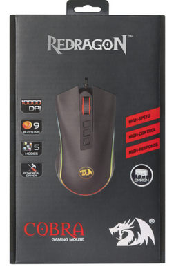 Миша Redragon (75054) Cobra RGB,9 кн,10000 dpi