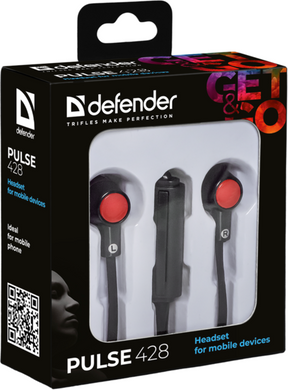 гарнітура Defender Pulse 428 Black/Red