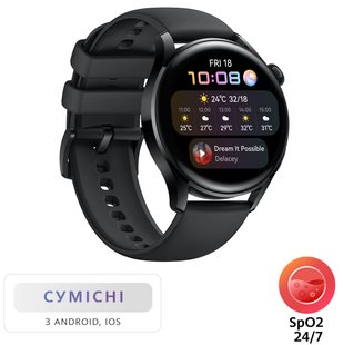 Смарт годинник Huawei Watch 3 Black