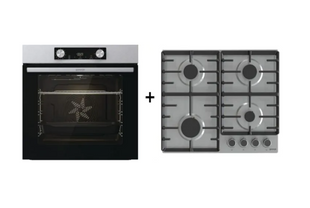 Комплект( духовка+поверхня, що вбудовується) GORENJE BO6737E02XK + G642ABX