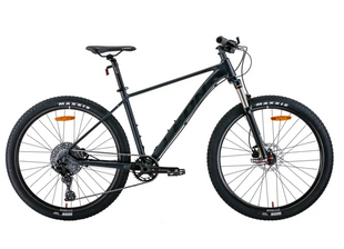 Велосипед AL 27,5" Leon XC 80 HDD рама-18" срiблястий з чорним 2025
