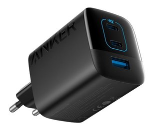 Мережевий зарядний пристрій Anker PowerPort 336 - 67W 2xPD & 1xPIQ PPS Black