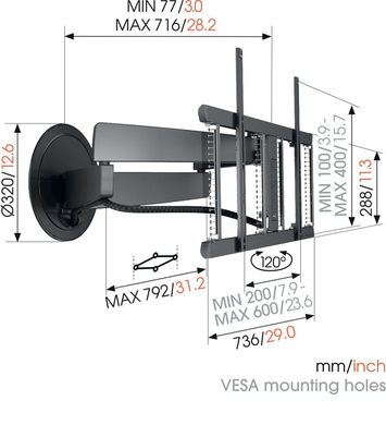 Кріплення Vogels TVM 7655 DesignMount