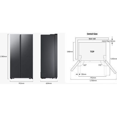 Холодильник SBS Samsung RS57DG400EB4UA