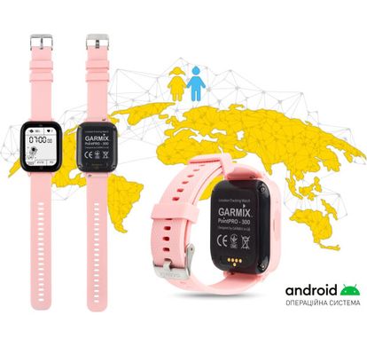 Смарт-часы для детей GARMIX PointPRO-300 4G PINK Розовый