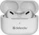 Навушники Defender (63636) Twins 636 TWS Pro Bluetooth, білий фото 1