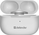 Навушники Defender (63636) Twins 636 TWS Pro Bluetooth, білий фото 5