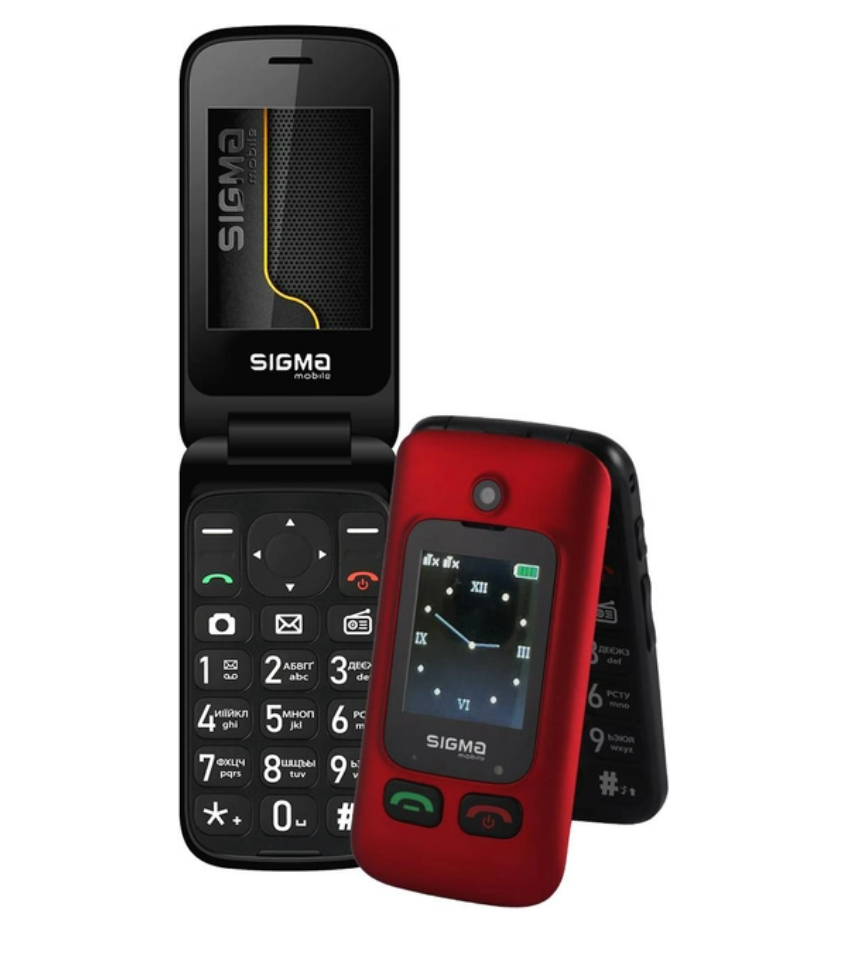 ᐉ Мобильный телефон Sigma mobile Comfort 50 Shell DUO Type-C Red-Black по  цене 1 260грн.: Купить Мобильные телефоны 208800 недорого в Украине